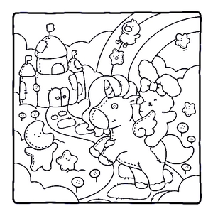 Hygge Delights, Fantasy World Coloring Book | Free Printable Coloring Page - 0