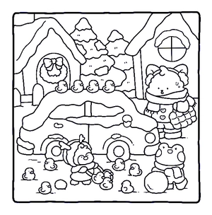 Free Funny Xmas, Christmas Coloring Book | Free Printable Adult Coloring Pages - 0