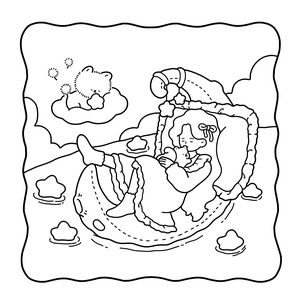 Free Soft Dreamy Coloring Book - 0