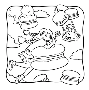 Free Soft Dreamy Coloring Book - 2