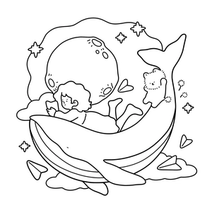 Free Soft Dreamy Coloring Book - 4