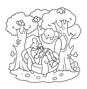 Free Soft Dreamy Coloring Book - 5