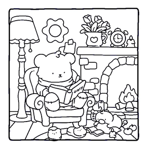 Free Comfy And Cozy Coloring Book For Adults | Free Printable Coloring Pages - 0