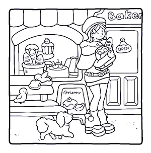 Free Holiday Girl Moments Coloring Book For Adults | Free Coloring Pages - 0