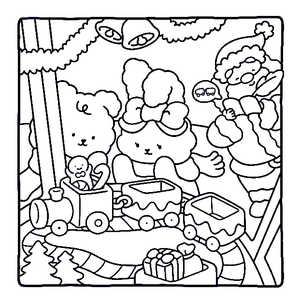 Free Merry Moments Coloring Book for Adults | Free Printable Coloring Pages - 0