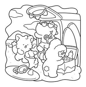 Free Sunny Cuties Coloring Book - 2
