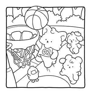 Free Sunny Cuties Coloring Book - 7