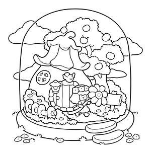 Free Cutie Nook Coloring Book - 6