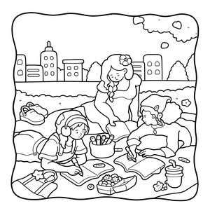 Free Cozy Bestie Coloring Book - 0