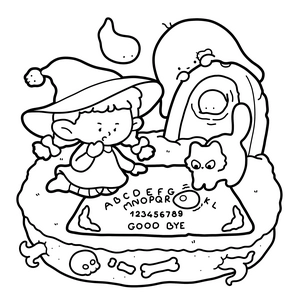 Spooky Comfy Coloring Book - 1