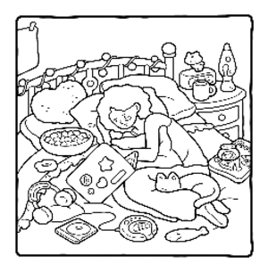 Comfort Days Coloring Book - 0