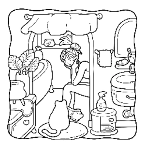 Comfort Days Coloring Book - 1